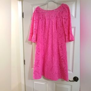 Lilly Pulitzer Allyson Dress HOT PINK NWT